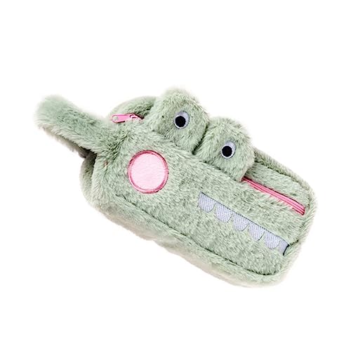 FUNOMOCYA Bleistifttasche Aus Plüsch Aufbewahrungsbox Für Stifte Mit Reißverschluss Praktisch Für Schreibwaren Und Kosmetik Tragbar Für Studenten von FUNOMOCYA