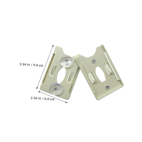 FUNOMOCYA 2 Stück Windschutzscheiben Kartenhalter mit Saugnapf Robuster Kunststoff RFID Schutz Praktischer Dokumenten und Parkkarten Organizer für Auto Innenraum Modernes Design von FUNOMOCYA