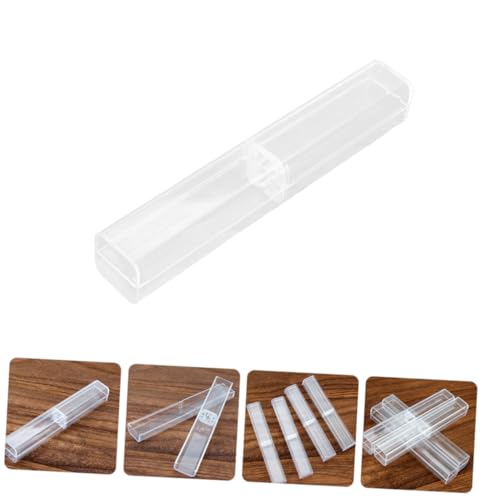 FUNOMOCYA 20 Stück Teiliges Transparente PVC Stiftebox Praktisch und Leicht Vielseitig für Füller Kugelschreiber und Signierstifte als Geschenkbox und Praktische Aufbewahrung für Unterwegs von FUNOMOCYA