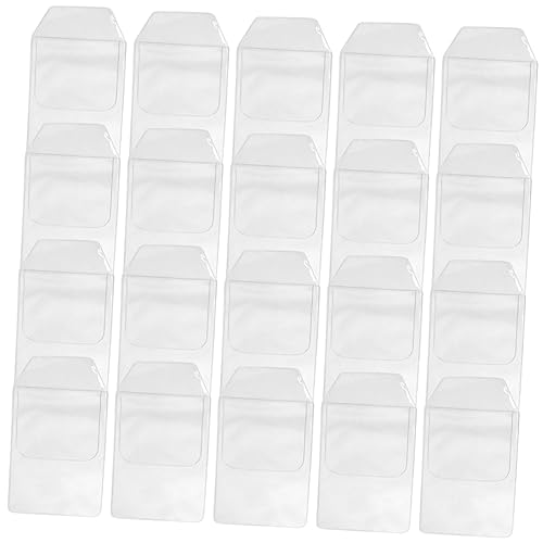 FUNOMOCYA 20 Stück Teiliges Transparentes Stiftetui für Ärzte und Krankenschwestern PVC Federmäppchen mit Kleinem Fach Praktischer Stifthalter für und Büro Platzsparende Pen Organizer von FUNOMOCYA
