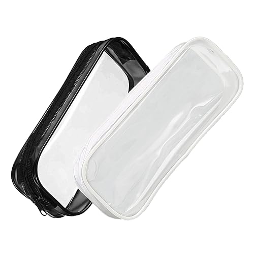 FUNOMOCYA Praktische Federmäppchen 2 Stück Modische Stiftetaschen Federmäppchen Mit Reißverschluss Für Jungen Und Mädchen Schul-Make-up-Tasche von FUNOMOCYA