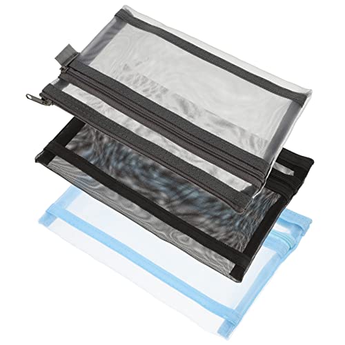 FUNOMOCYA 3Stücke Tragbarer Stiftbeutel Multifunktionaler Bleistiftcontainer für Schule Großes Volumen Transparentes Design FUNOMOCYA 3Stücke Tragbarer Stiftbeutel Multifunktionaler Bleistiftcontainer für Schule Großes Volumen Transparentes Design von FUNOMOCYA