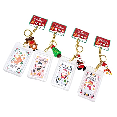 FUNOMOCYA 4 Stück Transparente Kartenhüllen Für Ausweise Kreditkarten Mitgliedskarten Transportkarten Kratzfester Kartenschutz Mit Ausweishülle von FUNOMOCYA