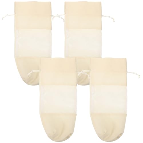 FUNOMOCYA 4stücke Weinflaschentaschen Mit Kordelzug Wiederverwendbare Aufbewahrungsbeutel Flaschentasche Flaschen Für Geschenke Und Alltagsgebrauch Praktische Weinflaschenbeutel Aus von FUNOMOCYA