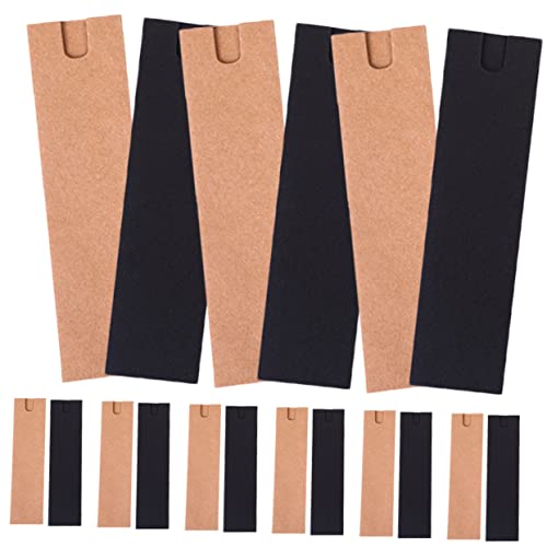 FUNOMOCYA 40 Stück Kraftpapierbeutel Etui Stiftkofferbeutel Halter federmäppchen Stiftbeutel Brunnenpenstfall Stift Schutzhülle Stifthülle Hülse für Einzelstift von FUNOMOCYA