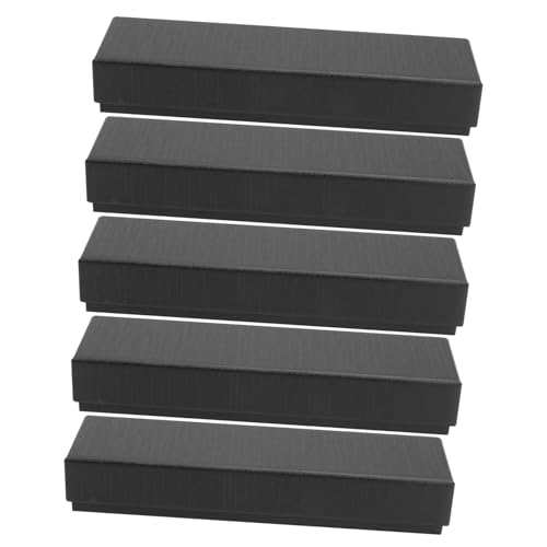 FUNOMOCYA 5 Stück Teiliges Papier Stifte Aufbewahrungsbox mit Schwammfach Rechteckige Multifunktionale Schreibwaren Geschenkbox Einfach zu Öffnen und Schließen für Schüler und Bürobedarf von FUNOMOCYA