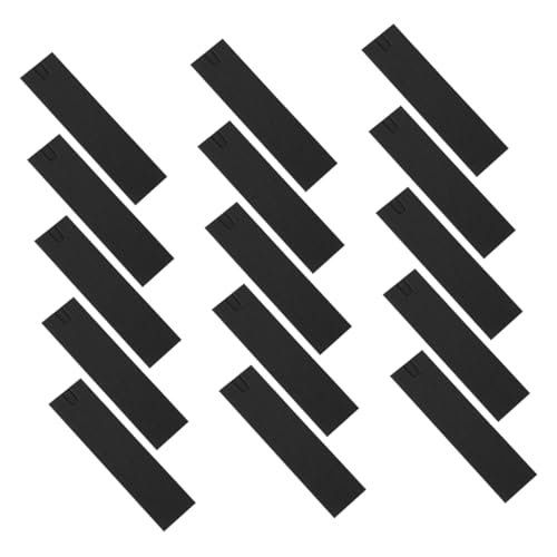 FUNOMOCYA 50 Stück Papier Stiftehüllen mit Sichtfenster Schwarze Kartonhalter für Füllfederhalter und Bleistifte Stabile Wiederverwendbare Einzelschutzhüllen für Schüler Büro und Geschenke von FUNOMOCYA