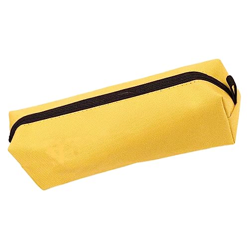 FUNOMOCYA Portable Stiftemappe Oxford Großem Fassungsvermögen Für Schüler Multifunktionale Federtasche Aufbewahrung Von Schreibwaren Gelb von FUNOMOCYA