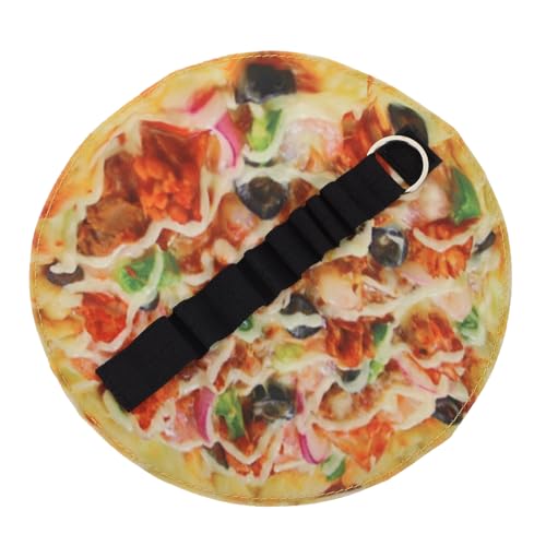 FUNOMOCYA Canvas Pencil Case mit Pizza Rollbar Geräumig und Leicht Langlebige Stofftasche für Stifte Pinsel und Schreibutensilien Praktischer Organizer für Alltag von FUNOMOCYA