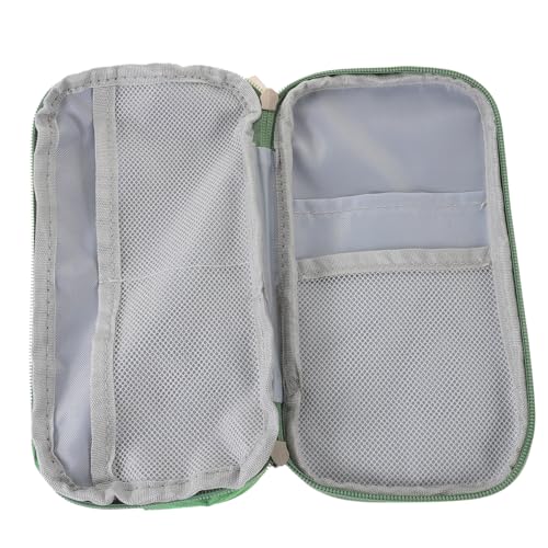 FUNOMOCYA Federmäppchen Mit Reißverschluss Großes Dreilagiges Stiftetui Für Jungen Wiederverwendbare Stifttasche Mit Platz Für Stifte Lineale Notizen Und Radiergummis von FUNOMOCYA