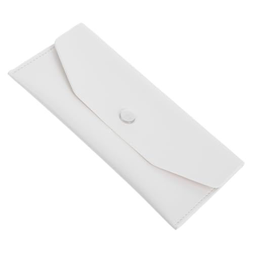 FUNOMOCYA Geldbörse Damen Klein Pu-Budget-geldbörse Wiederverwendbarer Geldumschlag Wasserabweisend Mit Knopfverschluss Für Reisen Und Täglichen Gebrauch von FUNOMOCYA