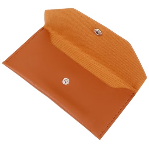 FUNOMOCYA Outdoor-geldbörse Aus Pu Knopf-geldbörse Mit Großem Fassungsvermögen Tragbare Kartentasche Für Herren Praktische Aufbewahrungstasche von FUNOMOCYA