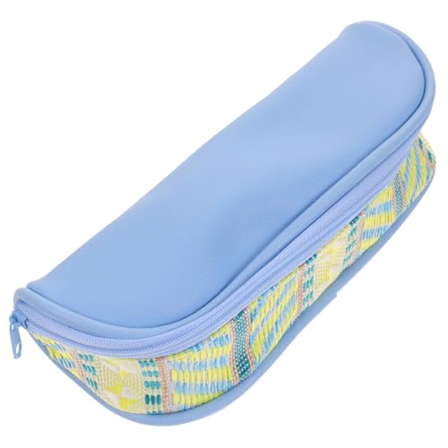 FUNOMOCYA Große Stifte Tasche mit Reißverschluss Multifunktionale Federmappe für Schüler Wasserabweisend Leicht Tragbar Aufbewahrungstasche für Mädchen und Jungen Blau von FUNOMOCYA