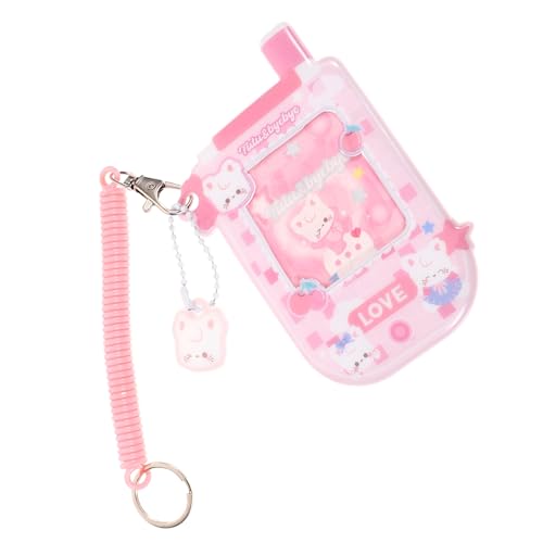 FUNOMOCYA Hängende Kartenhülle Aus PVC Für Id-Karten Und Campus-Karten Niedliche Katzen Und Hunde-Designs Leicht Und Wiederverwendbar Für Schüler Und Büroangestellte von FUNOMOCYA