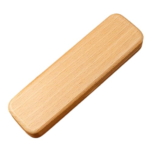 FUNOMOCYA Holz Stifteetui Einzelfach Eleganter Pen Organizer Geschenkbox für Kugelschreiber Füller Praktischer Stiftehalter für Büro Schule Business Geschenkverpackung von FUNOMOCYA