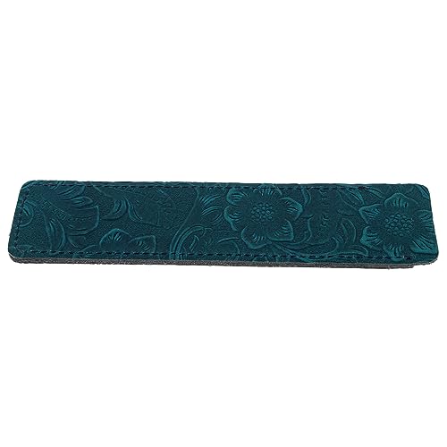 FUNOMOCYA Leder Stifttasche Schreibwaren Etui Für Büro Schule Aufbewahrungsbox Mit Reißverschluss Für Stifte Bleistifte Marker von FUNOMOCYA