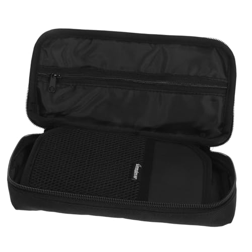 FUNOMOCYA Tragbare Bleistifttasche Mit Großem Fassungsvermögen Reißverschluss-Design Stiftaufbewahrungstasche Für Lehrer Schüler Büroangestellte Platz Für Stifte Lineale Notizen von FUNOMOCYA