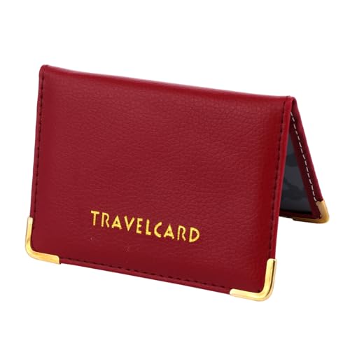 FUNOMOCYA PU Leder Kartenetui Schutz Hülle Reißfest Kreditkarten Ausweishülle für Alltag Shopping Arbeit Reise Damen Unisex von FUNOMOCYA