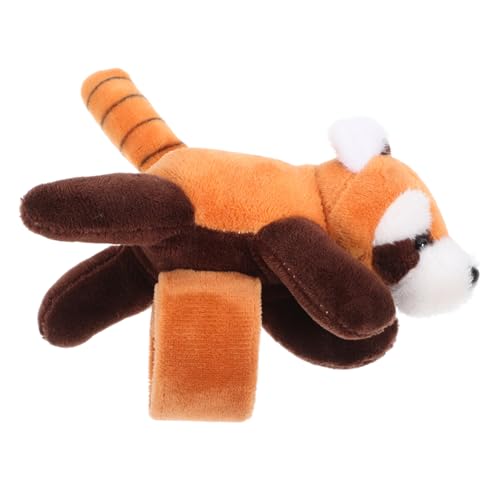 FUNOMOCYA Plüsch Slap Armband Kleiner Waschbär Weiches Kuscheltier Handgelenkband Leicht Tragbar Niedlich Für Partys von FUNOMOCYA