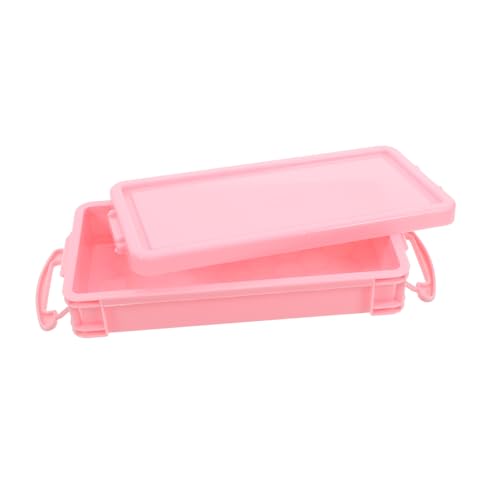 FUNOMOCYA Stapelbare Stiftebox mit Deckel Robuste Aufbewahrungsbox für Schreibwaren Große Kapazität Platzsparendes Design für Schule und Büro von FUNOMOCYA