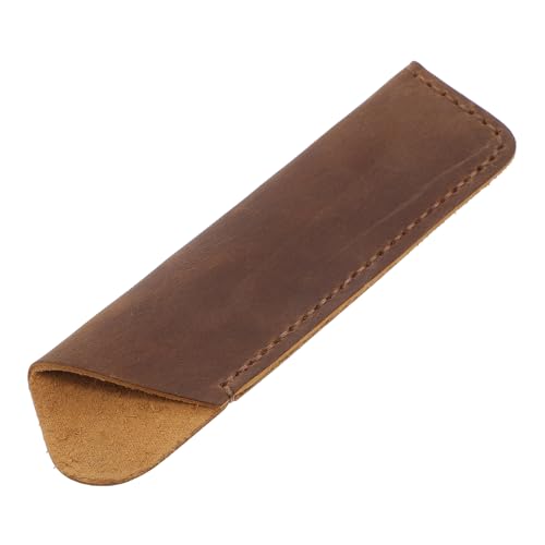 FUNOMOCYA Handgefertigte Vintage Leder Stiftetui Multifunktionale Stiftaufbewahrungstasche Für Büro Schule Und Zuhause Schützt Ihre Schreibgeräte von FUNOMOCYA