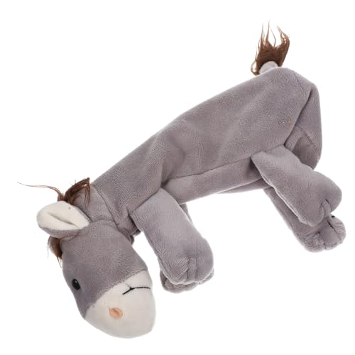 FUNOMOCYA Stofftier-Federmäppchen Reißverschlusstasche Federmäppchen für Mädchen Kinder federmäppchen Cute Pencil case zum Plüschtier das Geschenk entzückende Aufbewahrungstasche für Stifte von FUNOMOCYA