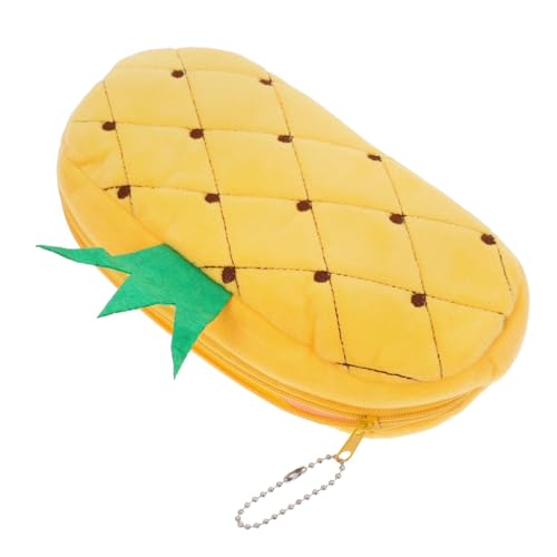 FUNOMOCYA Süße Kawaii Plüsch-federmäppchen Mit Reißverschluss Großkapazität Cartoon-schreibwarentasche Weiche Stifttasche Für Mädchen Schulbedarfstoff von FUNOMOCYA