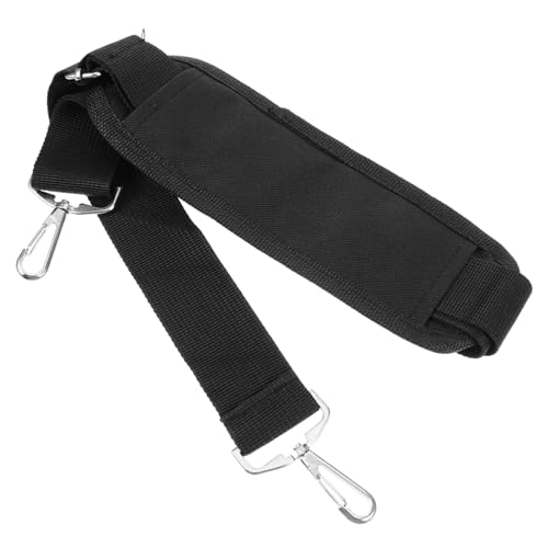 FUNOMOCYA Verstellbarer Schultergurt für Taschen mit Komfortabler Polsterung Langlebigem Metallverschluss und Verstellbarem Tragegurt Passend für Aktentaschen und Laptoptaschen Schwarz von FUNOMOCYA