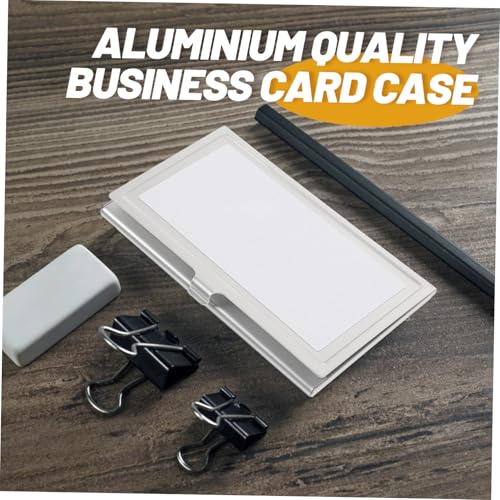 FUNOMOCYA Visitenkartenetui Aluminium Hitzetransfer Sublimation Blanko Karte Aufbewahrungsbox Geschenk Business Kartenhalter mit Einzigartigem Design und Präziser Verarbeitung von FUNOMOCYA