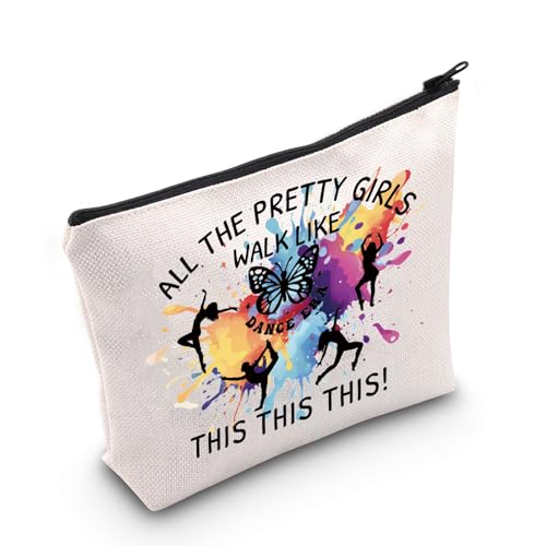 Dance Gift Dance Girls Zipper Pouch Dance Era Gift All The Pretty Girls Walk Like This Kosmetiktasche, Dance Era UK, 0 Stück von FUNYSO