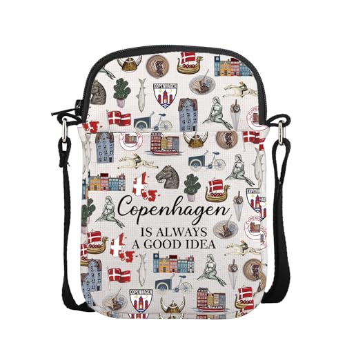 FUNYSO Dänemark Gift Copenhagen Vacation Gift Copenhagen Is Always A Good Idea Crossbody Bag, Copenhagen is Always Cb UK, 0 von FUNYSO