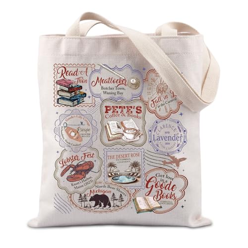 FUNYSO Emily Book Readers Gift Novel Lovers Romance Book Reader Bookish Gift Reading Club Gift Tote Bag, Petes Tote UK, 0 von FUNYSO