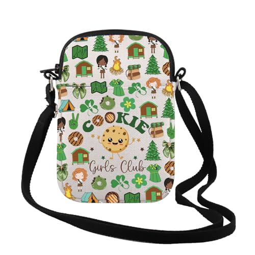 FUNYSO Leader Coquette Geschenk Camping Andenken Truppe Pfadfinderführer Crossbody Tasche Ende des Jahres Troop Geschenk für Frauen, Cg Club Cr UK, 0 von FUNYSO