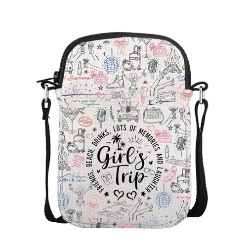 FUNYSO Mädchen-Wochenend-Geschenk, Ausflugsgeschenk, Wochenende, beste Freunde, Ausflüge, Reise-Umhängetasche, Friends Beach Cb UK, 0 von FUNYSO