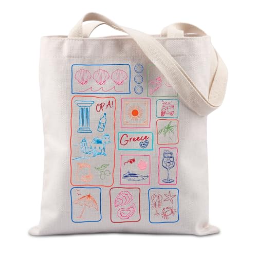 FUNYSO OPA Griechenland Geschenk Sommer Urlaub Küste Reise Zeit Geschenk Beste Freunde Griechenland Reise Strand Party Geschenke Tragetasche, Opa Greese UK, 0 von FUNYSO