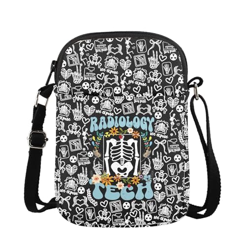 FUNYSO Radiology Tech Geschenk Krankenhaus Radiologie Techniker Krankenhaus Rad Tech MRI Specialist Geschenk Crossbody Bag, Radiology Tech Cb UK, 0 von FUNYSO