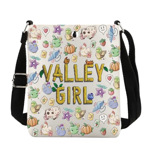 FUNYSO Stardew Game Inspired Gift Valley Video Farming Game Player Gift Farm Planted Gift Crossbody Bag, Valley G-irl Cb UK, 0 von FUNYSO