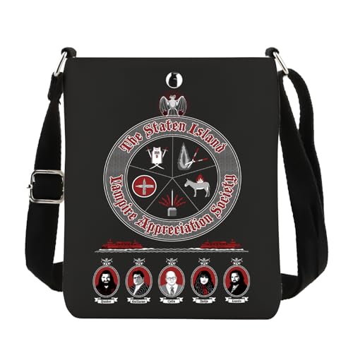 FUNYSO Vampir-TV-Show inspiriert Geschenk Horrorfilm-Liebhaber WWDITS Geschenk Crossbody Bag, Staten Cb UK, 0 von FUNYSO