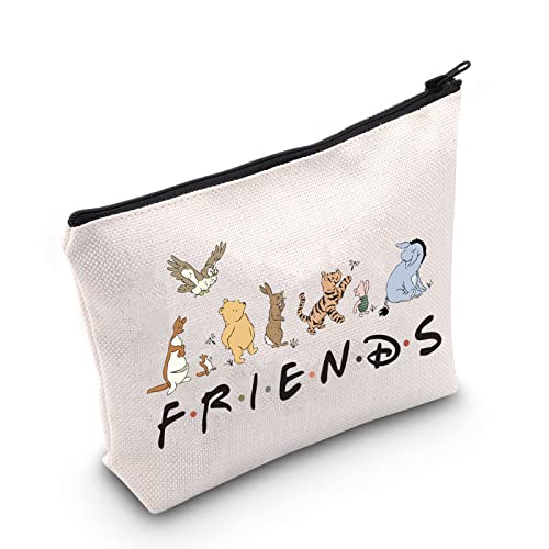 Make-up-Tasche mit Reißverschluss, Motiv: Cartoon-Charakter, Freundschaftsgeschenk, Friends Winnie UK, big, Harry's Girl Tasche UK von FUNYSO