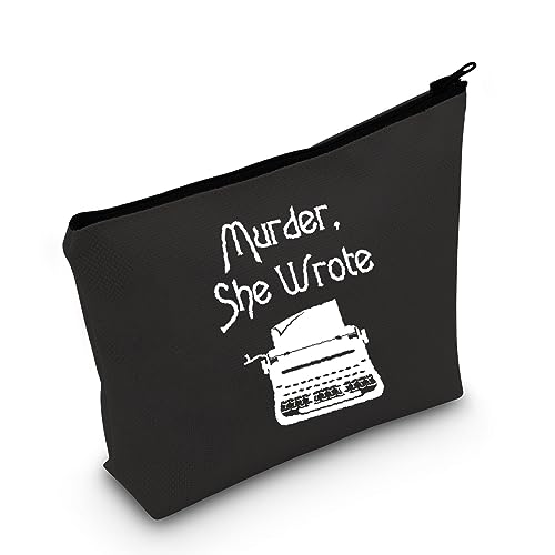 Mord-TV-Show-inspiriertes Geschenk Jessica Fletcher Fan Geschenk für Freunde Mord Kosmetiktasche, Murder She Wrote Black UK, big, Harry's Girl Tasche UK von FUNYSO