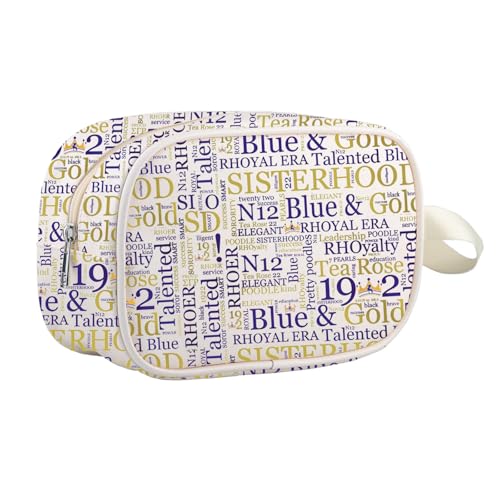Schwesternschaft inspiriertes Geschenk Schwesternschaft Geschenk Kosmetiktasche Frauen Sorority Utensilien Make-up Reißverschlusstasche, N12 Mb UK, 0 von FUNYSO