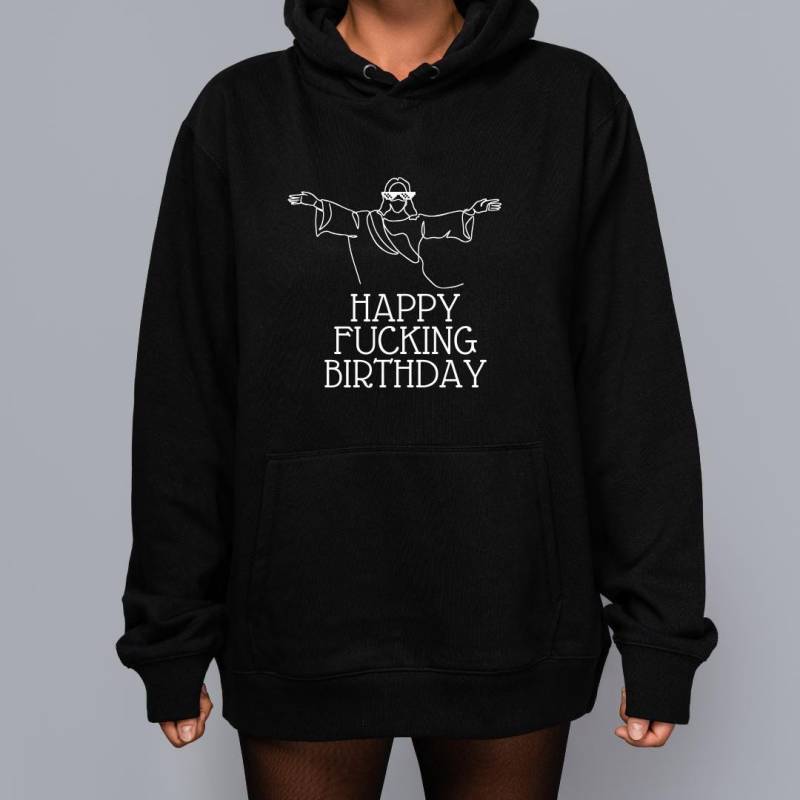 Jesus Birthday, Christmashoodie, Weihnachtpullover, Christmas, Hoodie, Hoodie Für Heiligabend, Weihnachtspulli, Jesus, Casual Wear von FUNtastiqueCreations