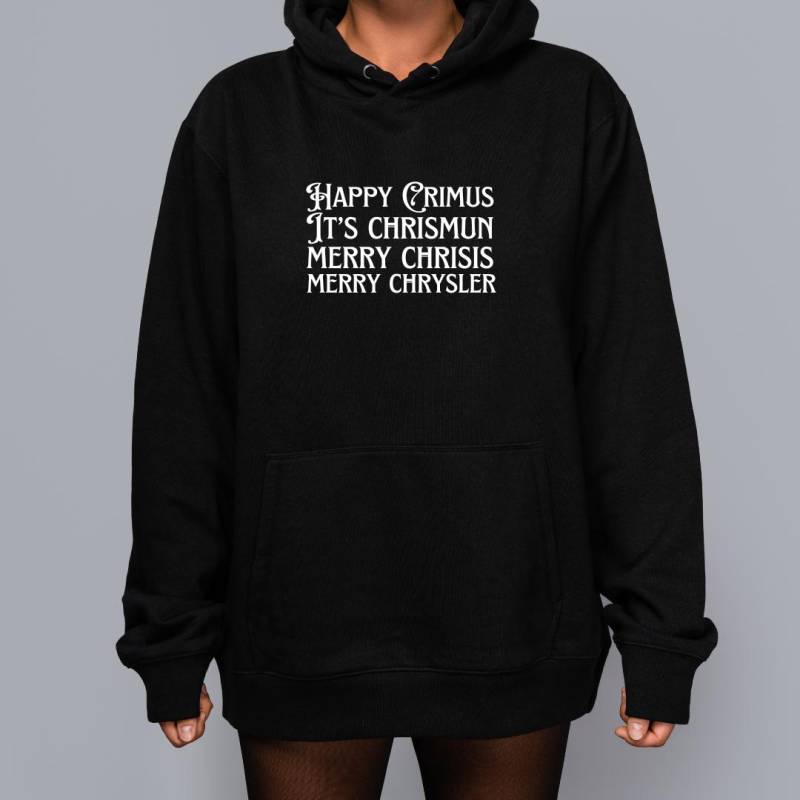 Merry Chrysler, It's Chrismun, Christmashoodie, Weihnachtpullover, Christmas, Hoodie, Weihnachtspulli, Casual Wear, Weihnachtszeit von FUNtastiqueCreations