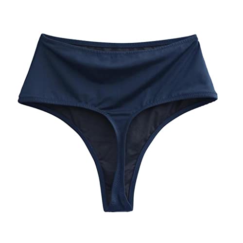 FUOPJH Bikinihose für Damen, hohe Taille, Bademode, Übergröße, Tanga, schwarz, brasilianisch, frecher Badeanzug, Biquini, große Größe von FUOPJH