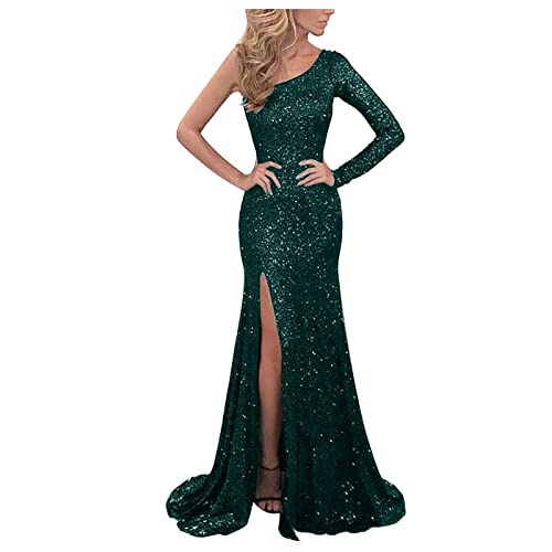 Abendkleider Elegant Für Hochzeit Glitzer Maxikleid Damen Elegant Eng Pailletten Cocktailkleid One Shoulder Ballkleid Lang Mit Schlitz Abendkleid Frauen Curvy Kleid Party Kleider Bodenlang Abendkleider Elegant Für Hochzeit Glitzer Maxikleid Damen Elegant Eng Pailletten Cocktailkleid One Shoulder Ballkleid Lang Mit Schlitz Abendkleid Frauen Curvy Kleid Party Kleider Bodenlang von FUPODD