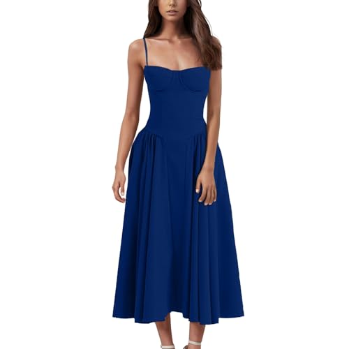 Abschlusskleid Prinzessin Kleid A Linien Damenkleider Festlich Abiballkleider Lang Sommerkleid Midi Sommer Strandkleid Damen Lang Festliche Kleider Für Hochzeit Brautjungfernkleider Schick von FUPODD
