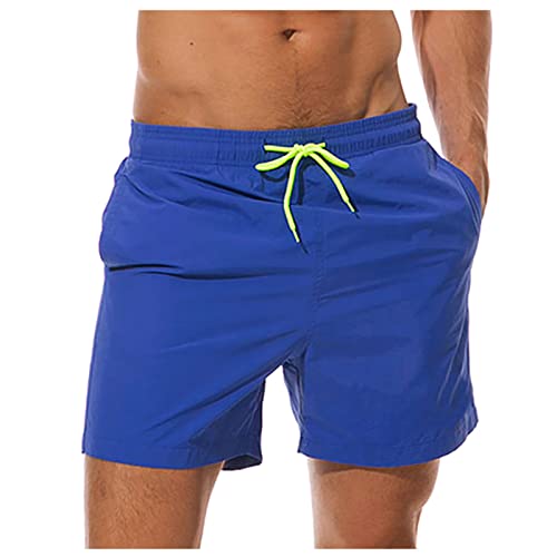 Badehose Für Herren Mit Innennetz Badeshorts Männer Sommer Schwimmhose Kurz Atmungsaktiv Badehosen Boxer Schwimmshorts Mit Gummizug Strandshorts Schnelltrocknend Strandhose Einfarbig Mit Taschen von FUPODD