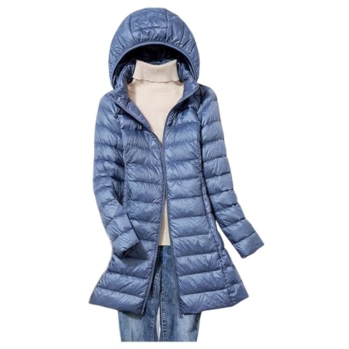Daunenmantel Damen Lang Winter Verdickte Steppmantel Mit Kapuze Winterjacke Warm Daunenjacke Zipper Steppjacke Mit Taschen Puffer Jacke Frauen Wintermantel Einfarbige Langmantel Bequeme Daunenmantel Damen Lang Winter Verdickte Steppmantel Mit Kapuze Winterjacke Warm Daunenjacke Zipper Steppjacke Mit Taschen Puffer Jacke Frauen Wintermantel Einfarbige Langmantel Bequeme von FUPODD