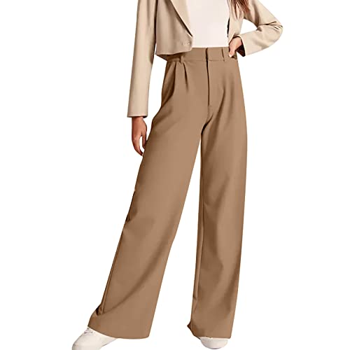FUPODD Anzughose Damen Gerades Bein Freizeithose Damen Lang Sommer Culottes Hosen Damen Plissee Damen Caprihose High Waist Palazzo Hose Damen Weit Sommer Hose Damen Locker Luftige Sommerhose FUPODD Anzughose Damen Gerades Bein Freizeithose Damen Lang Sommer Culottes Hosen Damen Plissee Damen Caprihose High Waist Palazzo Hose Damen Weit Sommer Hose Damen Locker Luftige Sommerhose von FUPODD