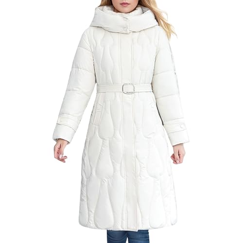 FUPODD Daunenjacke Damen Winter Steppjacke Damen Winter Damen Jacken Winterjacken Für Damen Steppmantel Damen Winter Wintermantel Damen Elegant Warme Winterjacke Damen Mantel Damen Winter von FUPODD